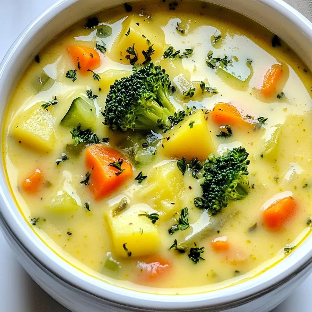 Cremige Gemüsesuppe für gesunde Genussmomente