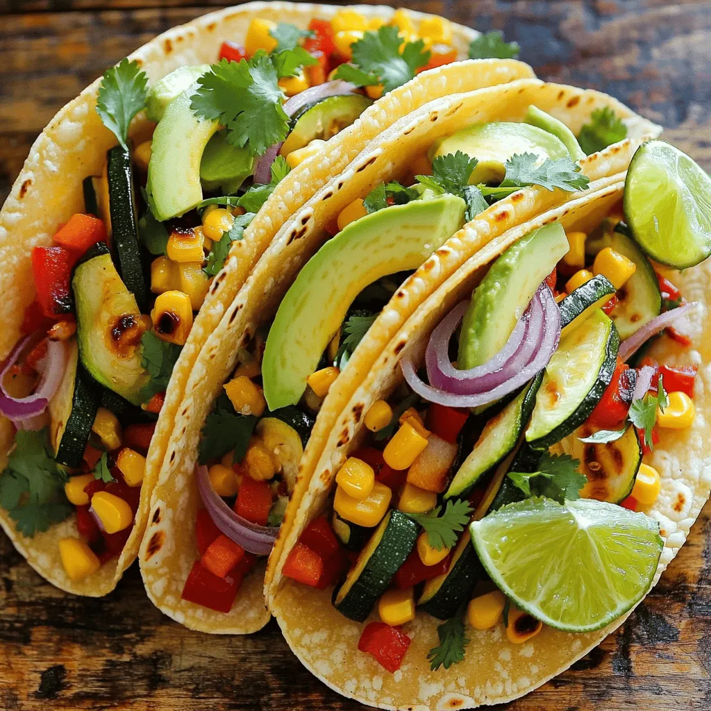 Zesty Roasted Veggie Tacos Kraftvolle Geschmacksexplosion