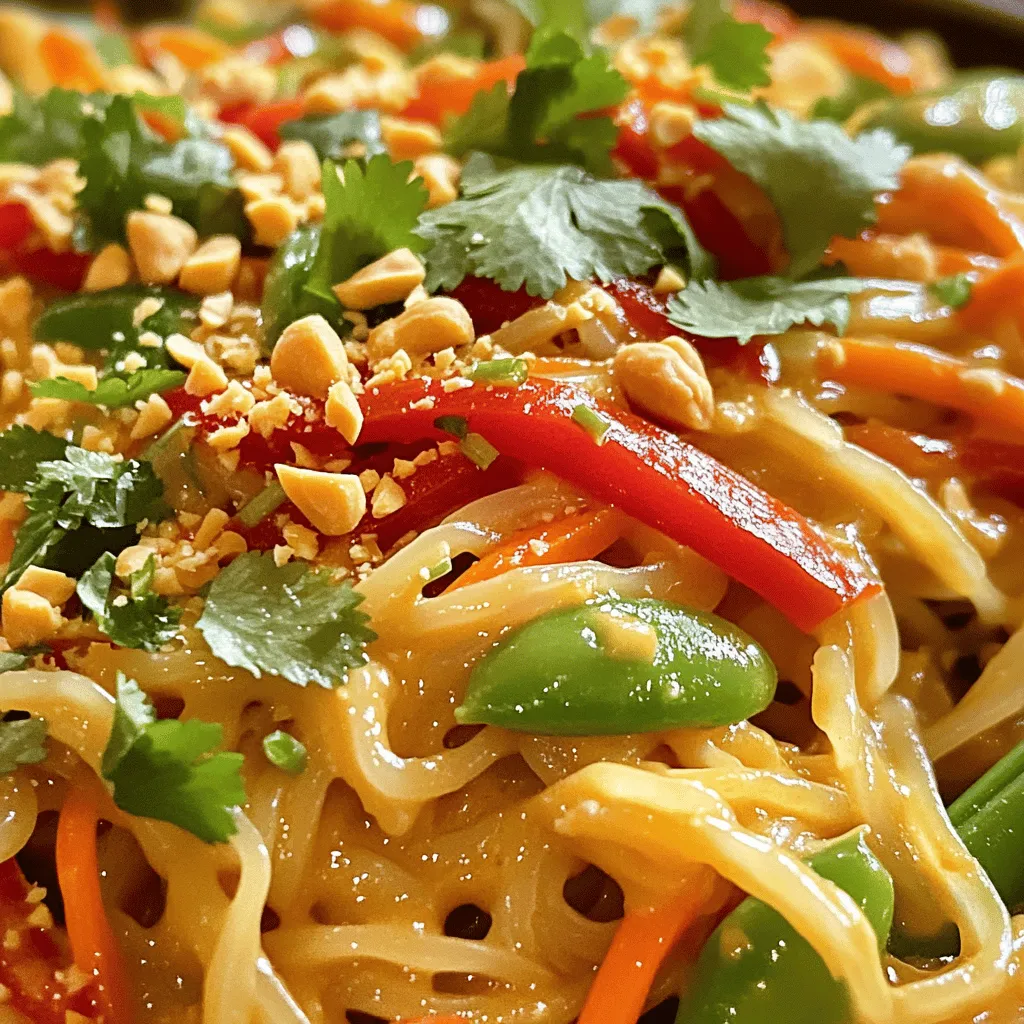 Thai Peanut Noodles Einfaches und köstliches Rezept