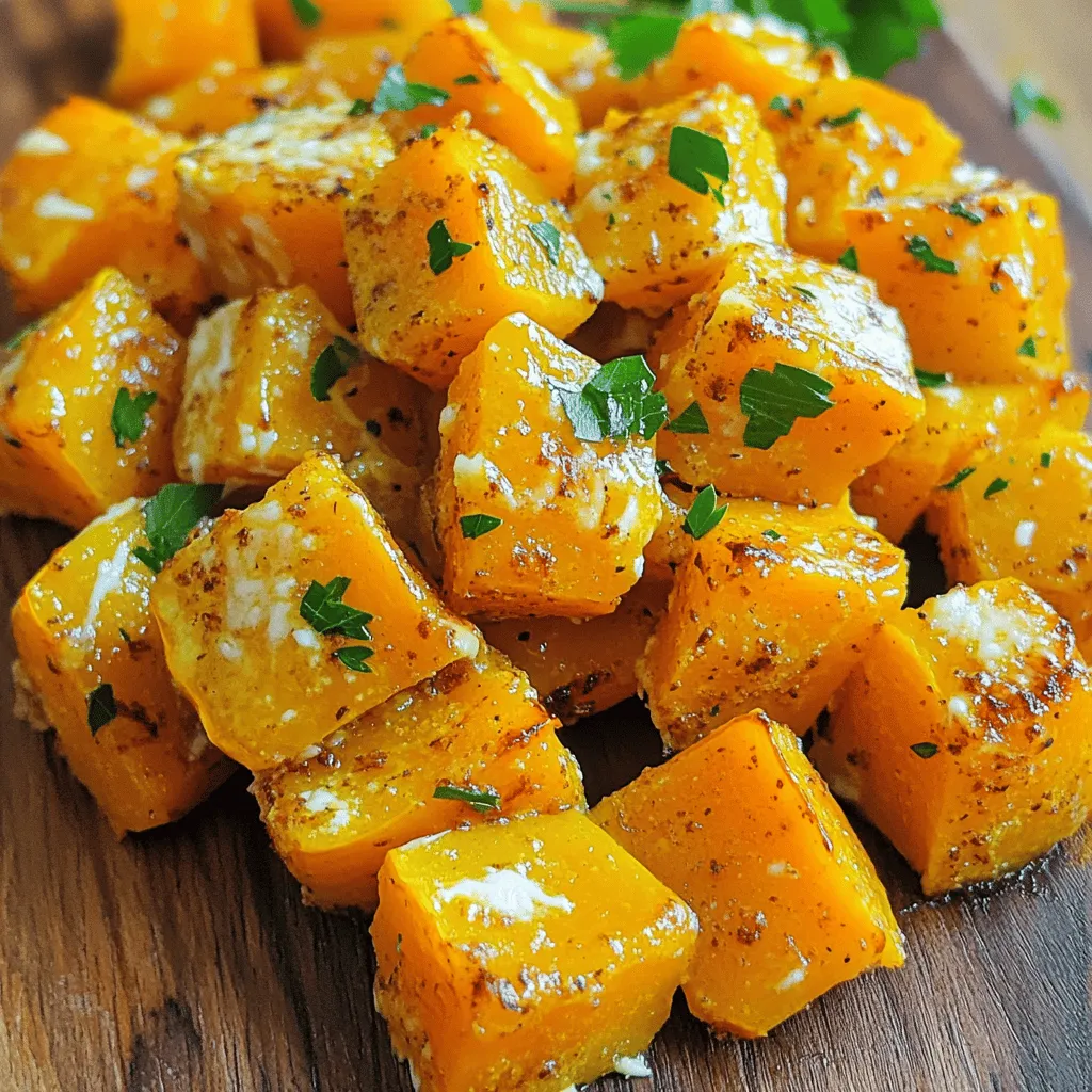 Parmesan Roasted Squash Köstlich und Einfache Zubereitung