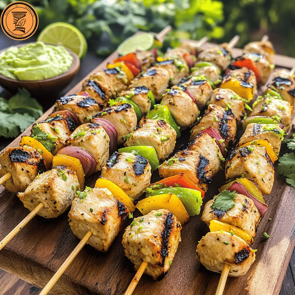 Zesty Lime Chicken Skewers Einfaches und leckeres Rezept