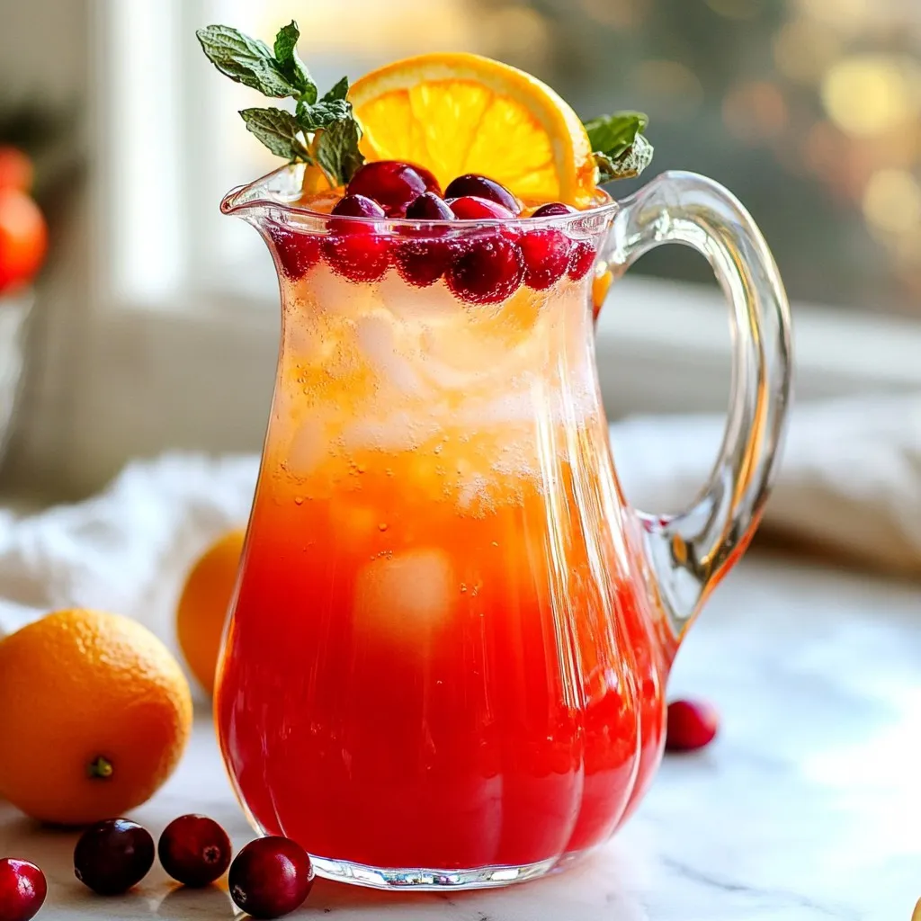 Cranberry Orange Mimosa Frisch und Fruchtig genießen