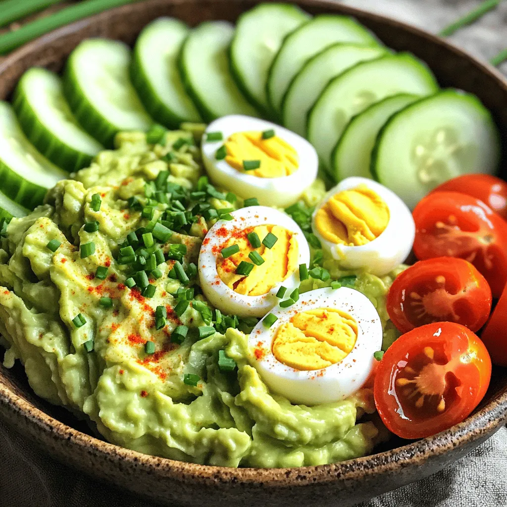 Avocado-Ei-Salat Einfach und Nahrhaft Zubereiten