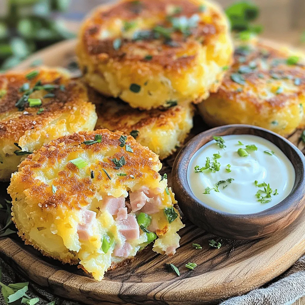 Schnelle und einfache gefüllte Kartoffelküchlein