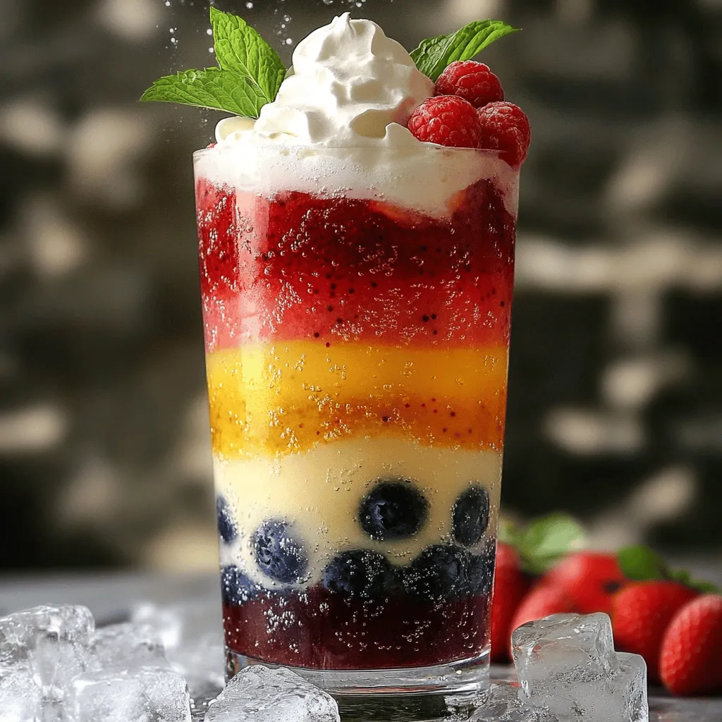 Berry Italian Cream Soda schnelle und einfache Zubereitung