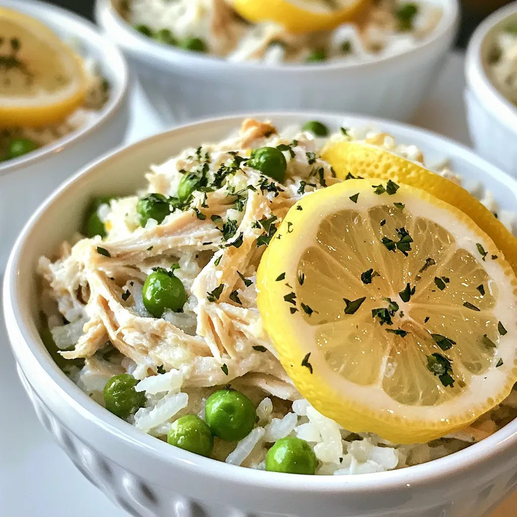 Slow Cooker Lemon Herb Chicken &#038; Rice Rezept Lecker