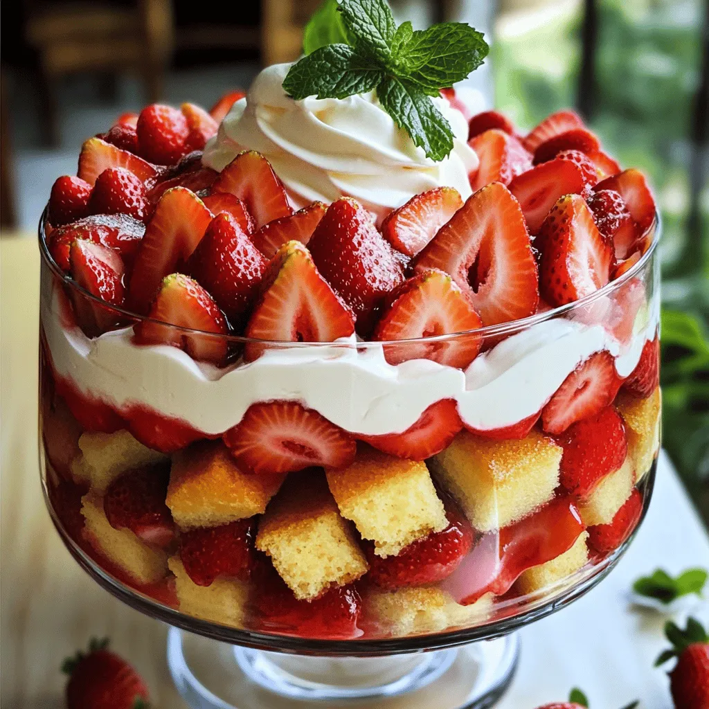 Erdbeer-Shortcake-Trifle Einfach und Köstlich Genießen