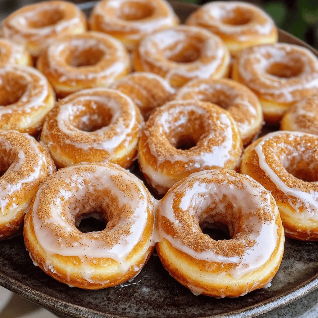 Buttery Cinnamon Roll Doughnuts Rezept für Genuss