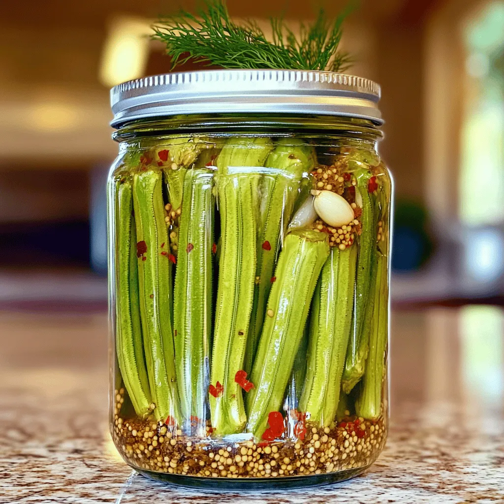Refrigerator Pickled Okra einfach und köstlich zubereiten