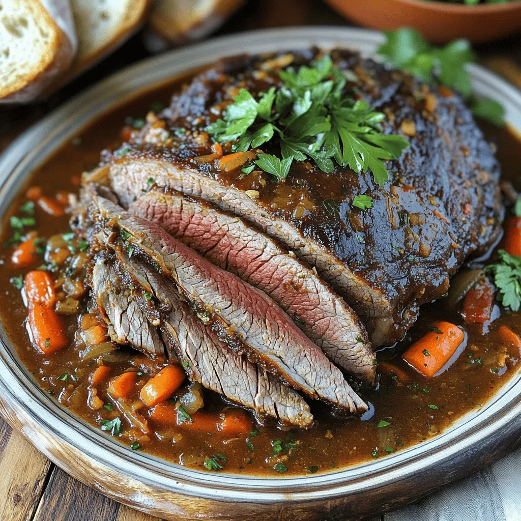 Für den perfekten italienischen Pot Roast benötigst du folgende Hauptzutaten: