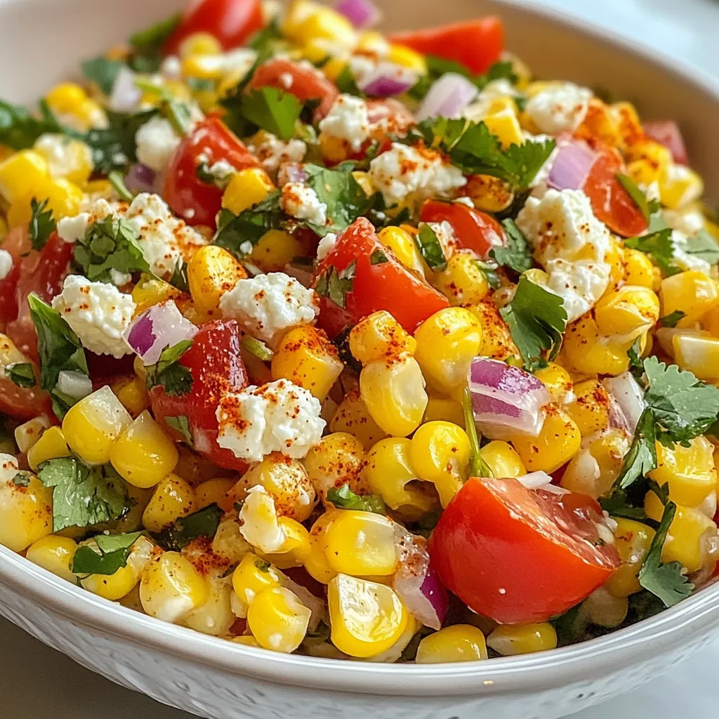 Mexican Street Corn Salad Frisch und Köstlich Zubereiten