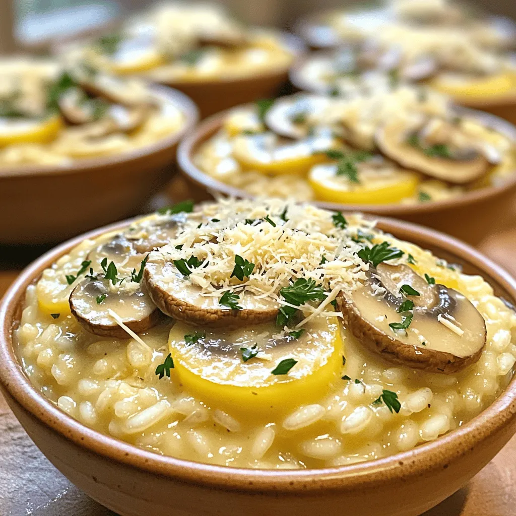 Cremiges Pilzrisotto Einfache und leckere Speise