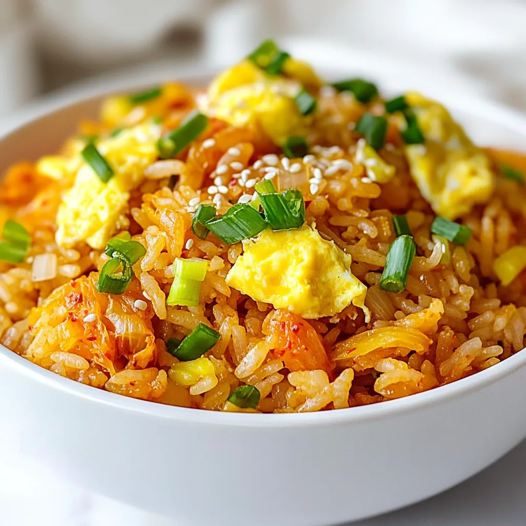 Kimchi Fried Rice Einfaches und Leckeres Rezept