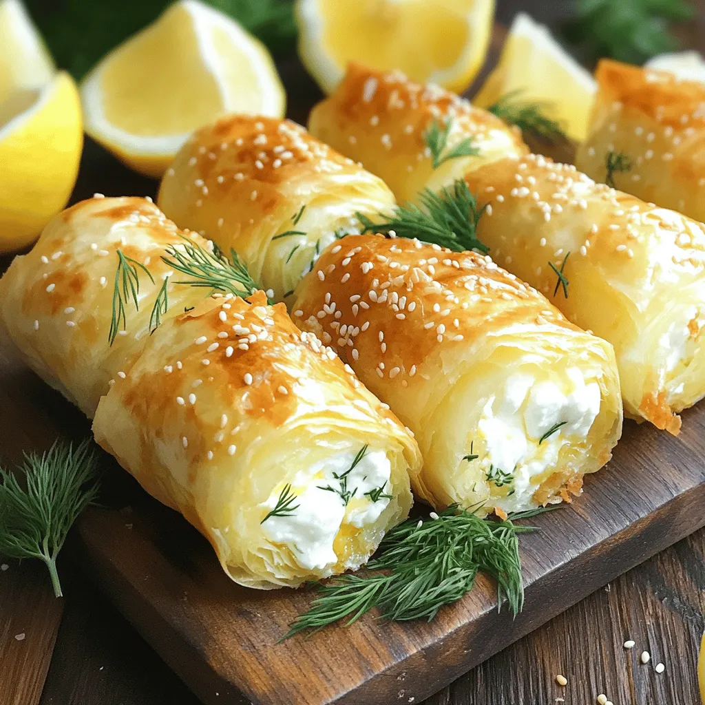 Oven Fried Feta Rolls Knusprig und Lecker Genießen