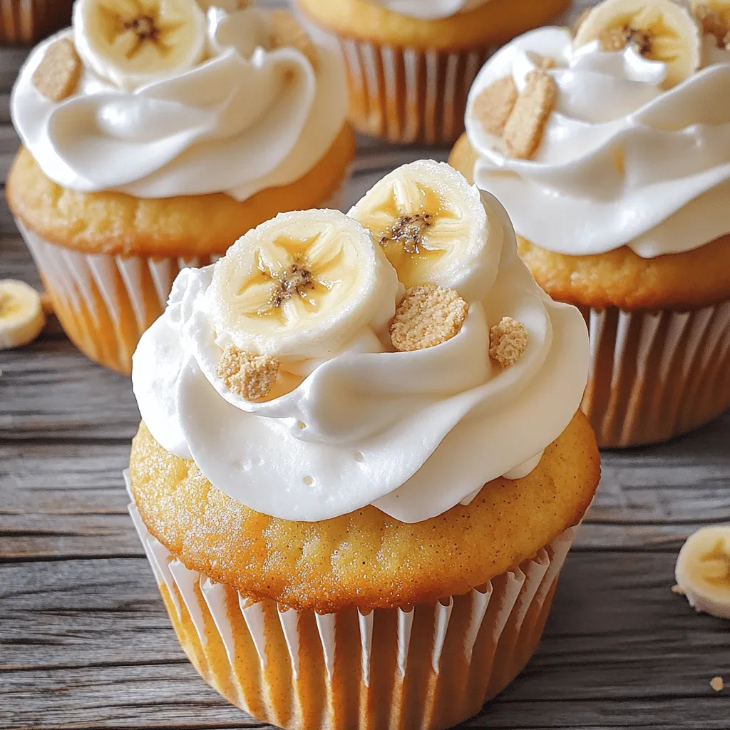 Leckere Bananenpudding Cupcakes Einfaches Rezept entdecken