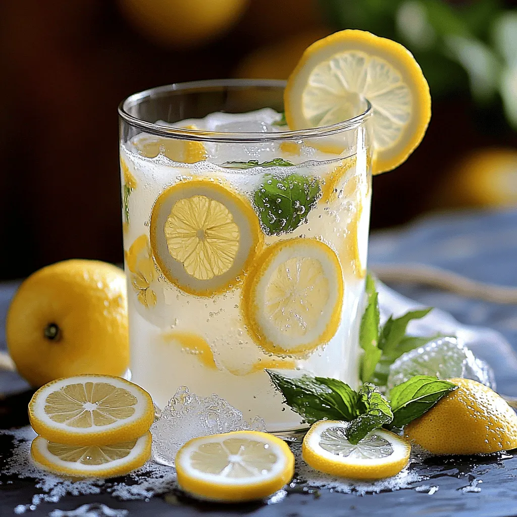 Um eine köstliche Kondensmilch-Limonade zu machen, folgen Sie diesen Schritten.