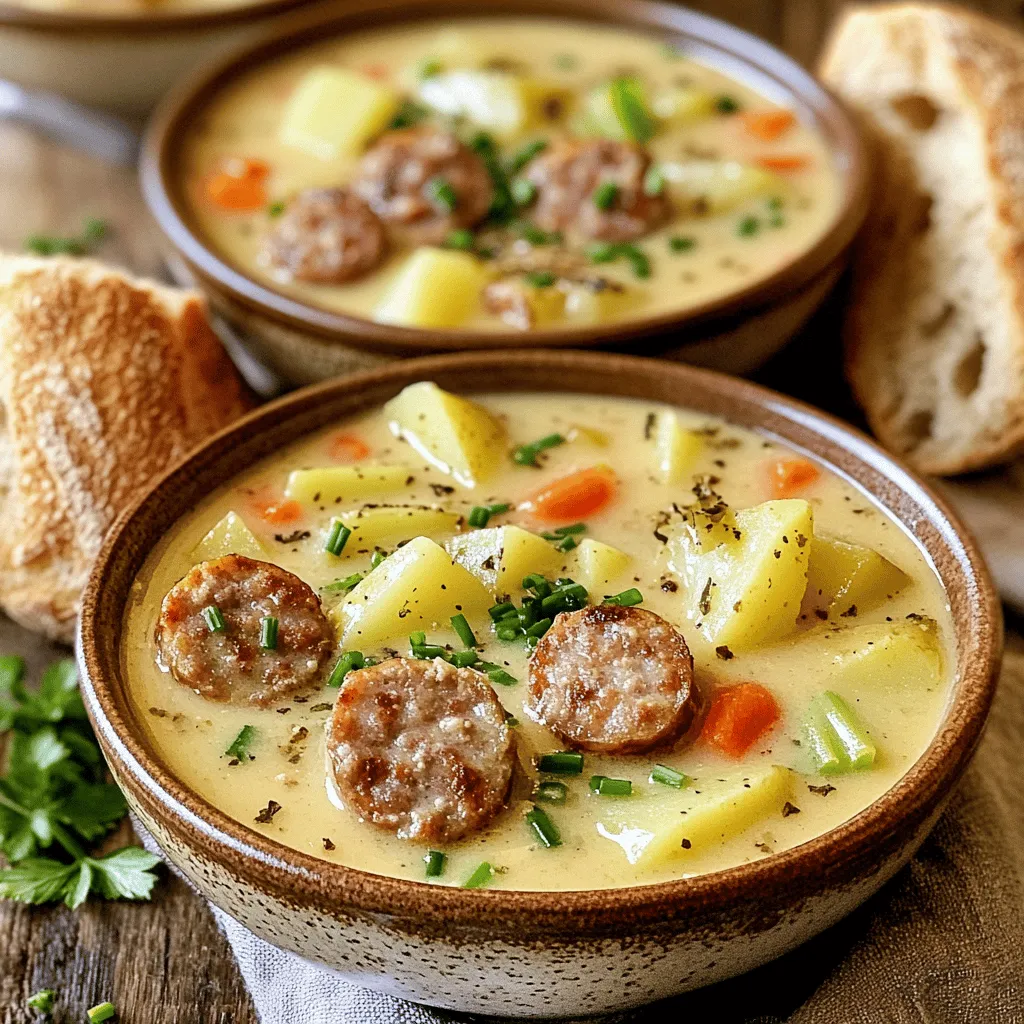 Kartoffel-Wurst-Chowder Cremig und Herzhaft Genuss