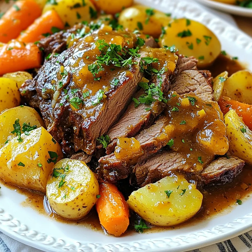 Slow Cooker Pot Roast Einfach und Lecker Zubereiten