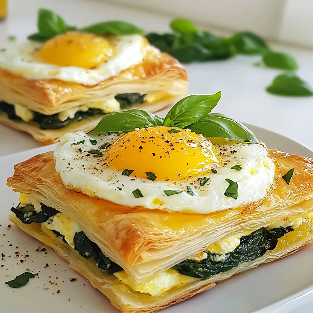 Baked Eggs Napoleon Köstliches und einfaches Rezept