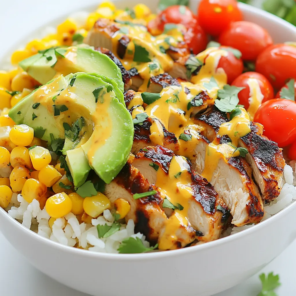 Quick Street Corn Chicken Rice Bowl Leckerer Genuss