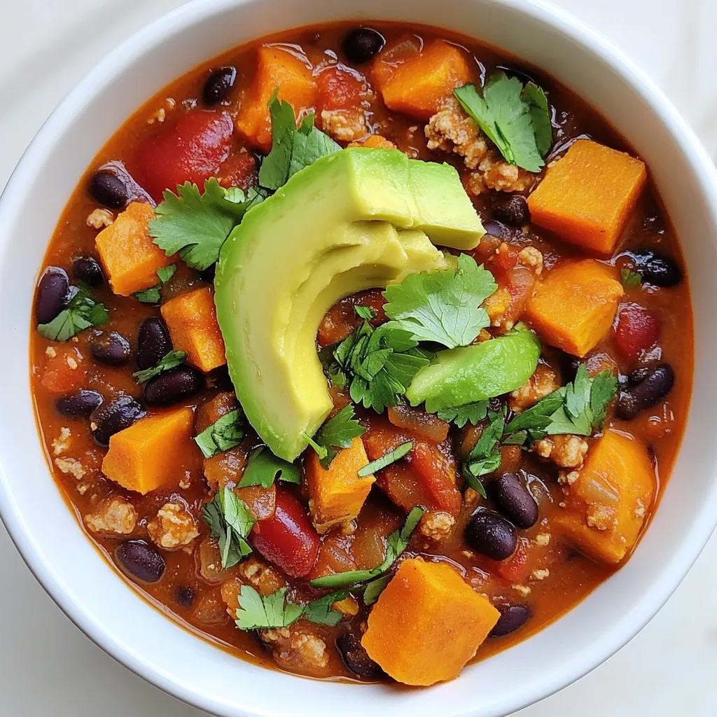 Süßkartoffel-Türkei-Chili herzhaft und nahrhaft genießen