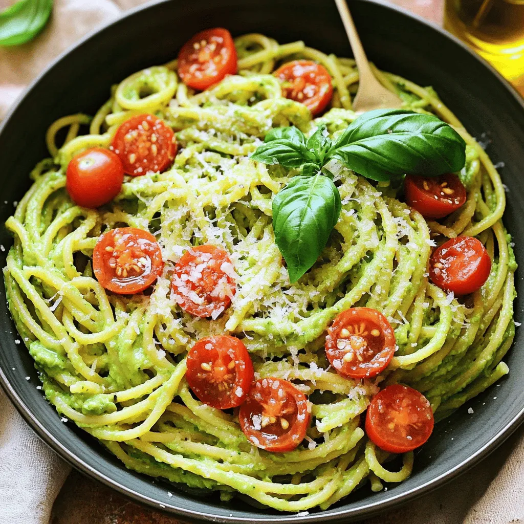 Cremige Avocado Pasta Gesunde und einfache Mahlzeit