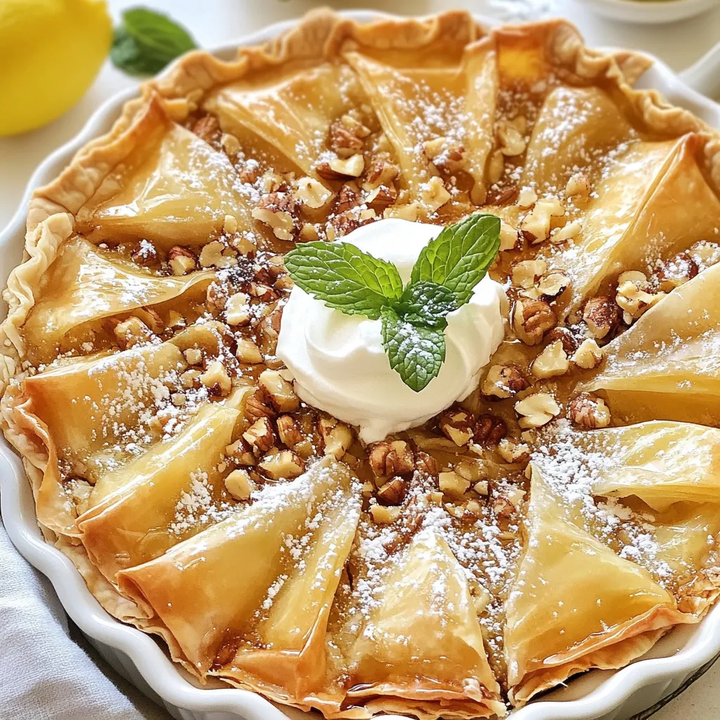 Griechische Honigpastete mit köstlichem Genuss