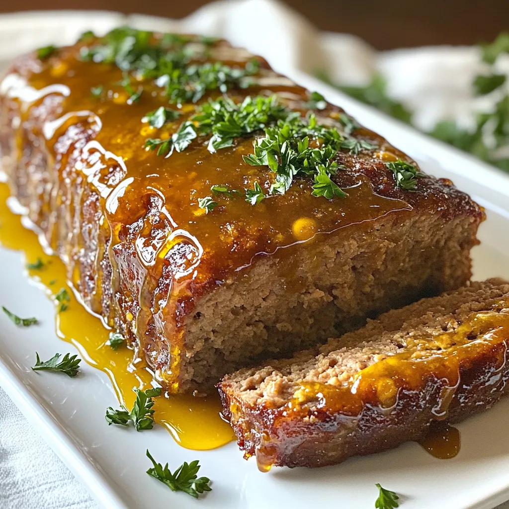 Honey Glazed Meatloaf Lecker und Einfach Zubereiten