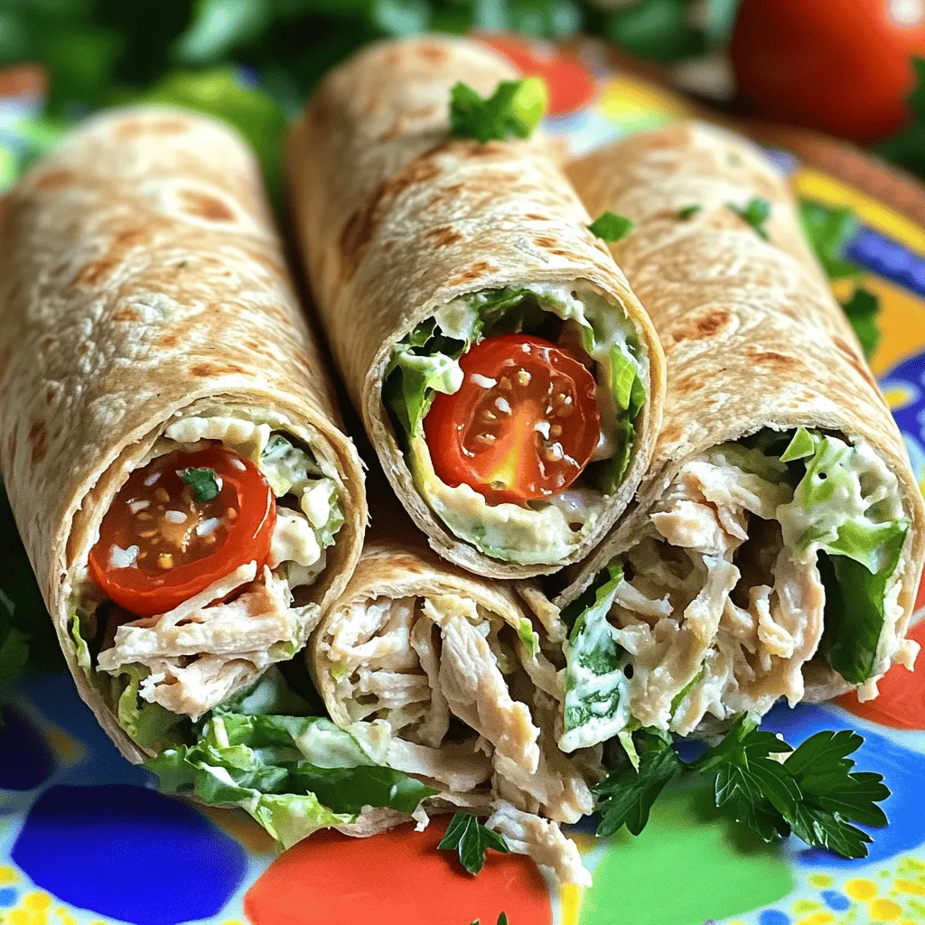 Chicken Caesar Wrap Kraftvoll und Lecker Zubereiten