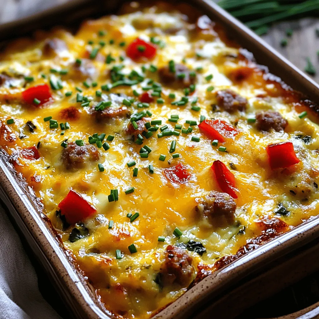 Für einen leckeren Frühstücksauflauf mit Wurst brauchst du einige frische Zutaten. Du kannst sie leicht im Supermarkt finden. Hier ist die Liste der Zutaten: