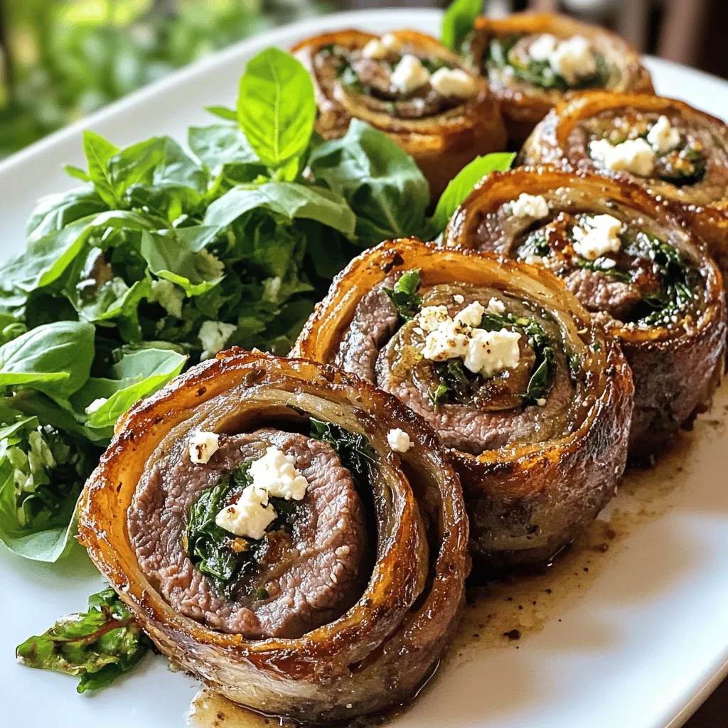 Köstliche Steak Pinwheels Rezept Einfach und Lecker