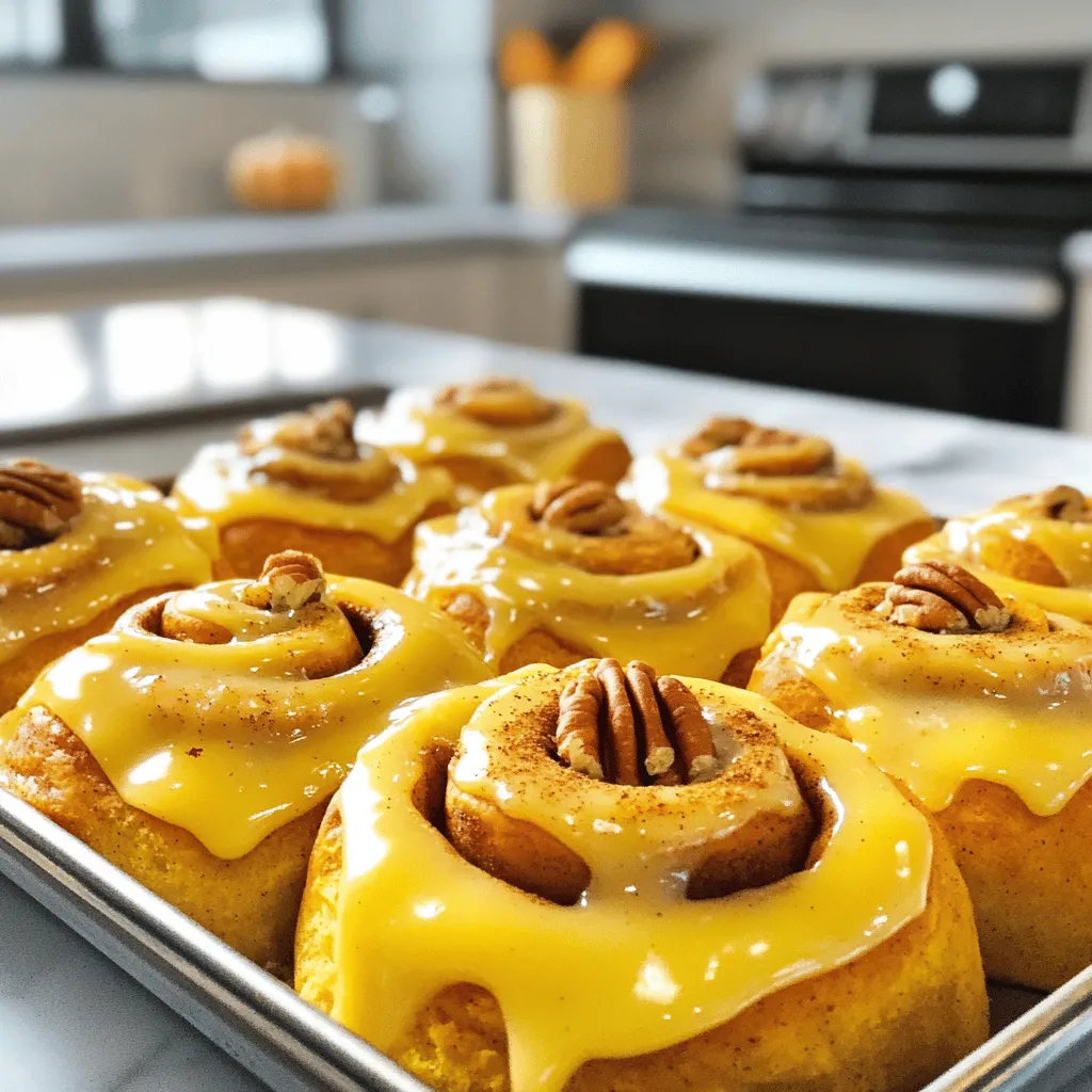 Kürbisgewürz Zimtschnecken Leckere Herbstleckerei