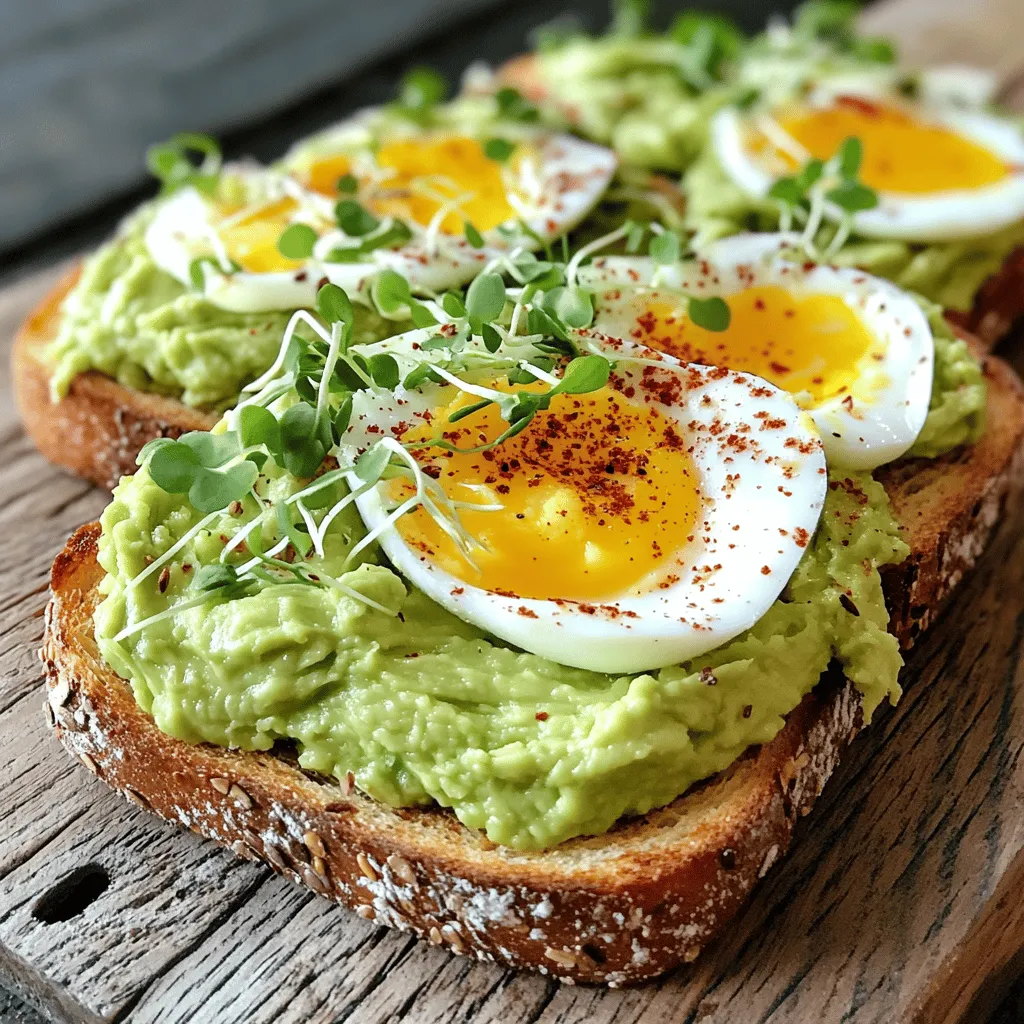 Avocado Egg Toast Einfache und leckere Zubereitung