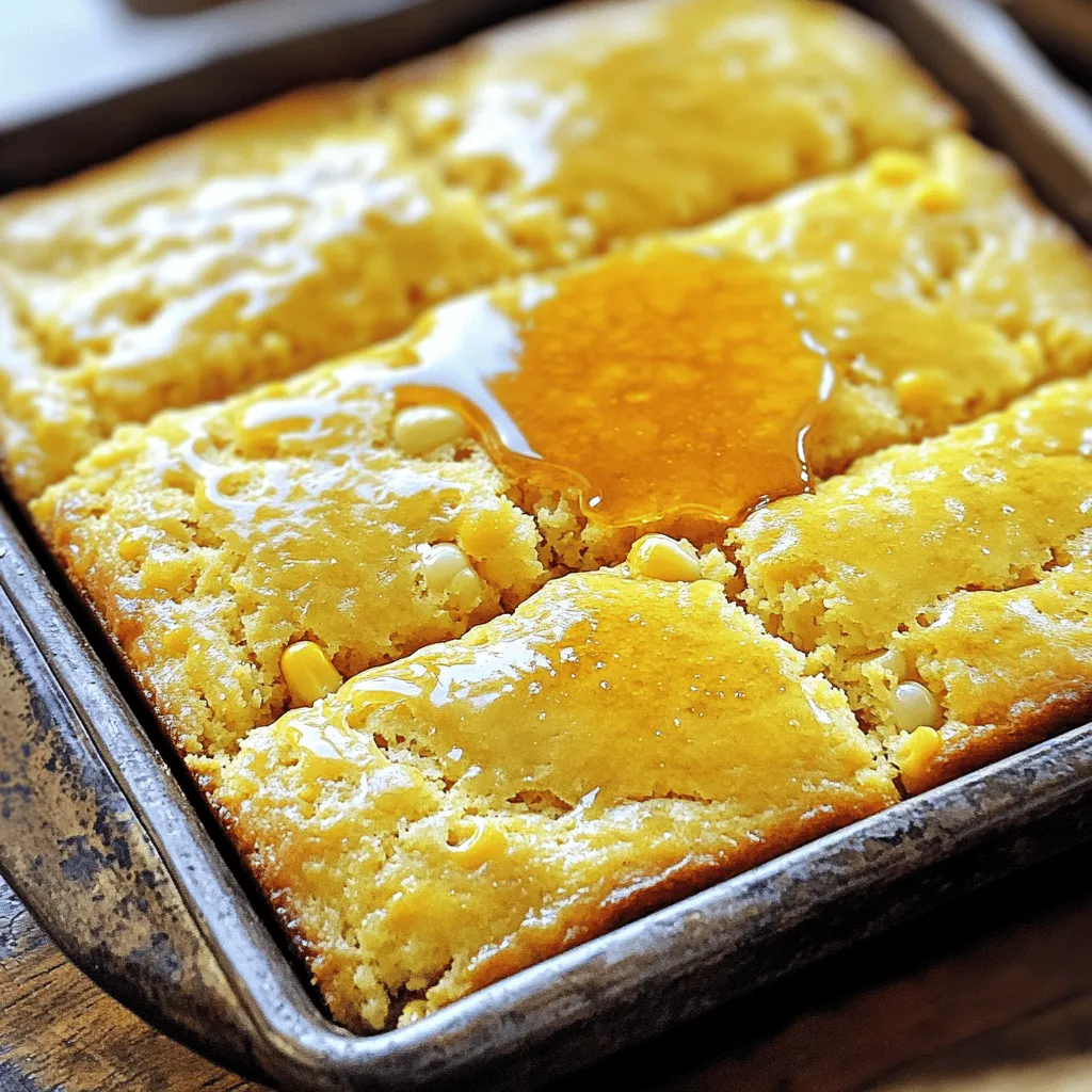 Honey Butter Cornbread Einfache und köstliche Rezeptur