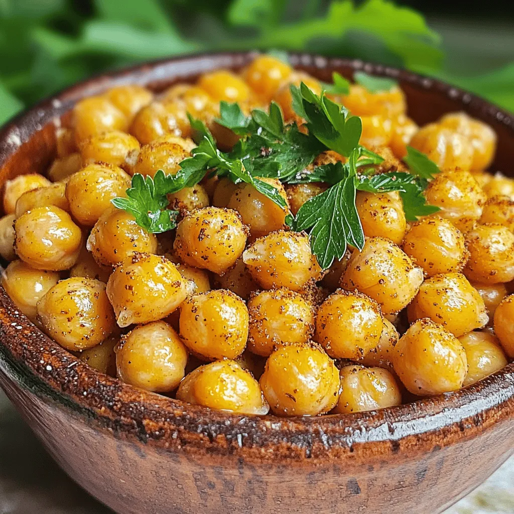 Um knusprige Kichererbsen zu machen, brauchst du nur einige einfache Zutaten. Du benötigst eine Dose Kichererbsen, Olivenöl und ein paar Gewürze. Die Kichererbsen sind der Hauptbestandteil. Sie geben den Snacks ihre herzhaften Aromen. Olivenöl hilft, die Kichererbsen schön knusprig zu machen. Gewürze wie Paprika, Kreuzkümmel und Knoblauchpulver bringen den Geschmack.