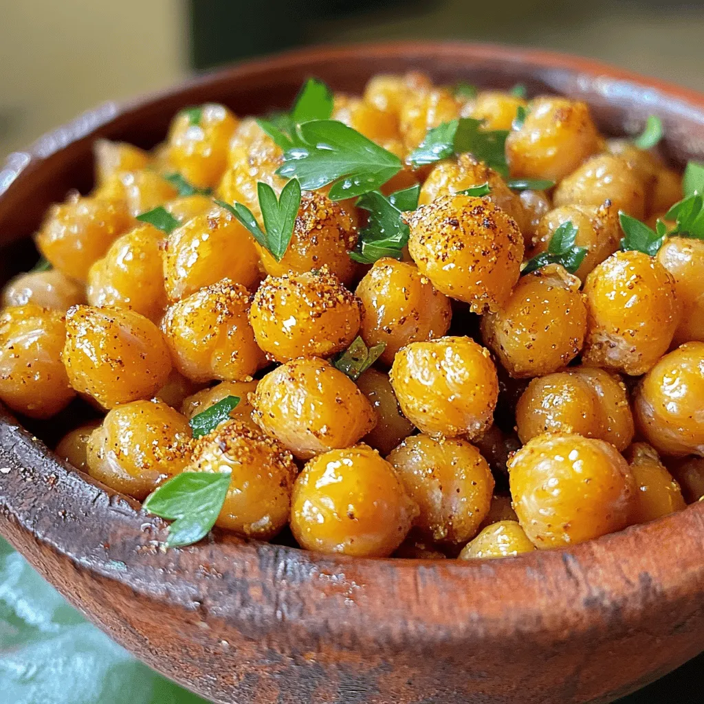 Knusprige Kichererbsen &#8211; Vegan und voller Geschmack