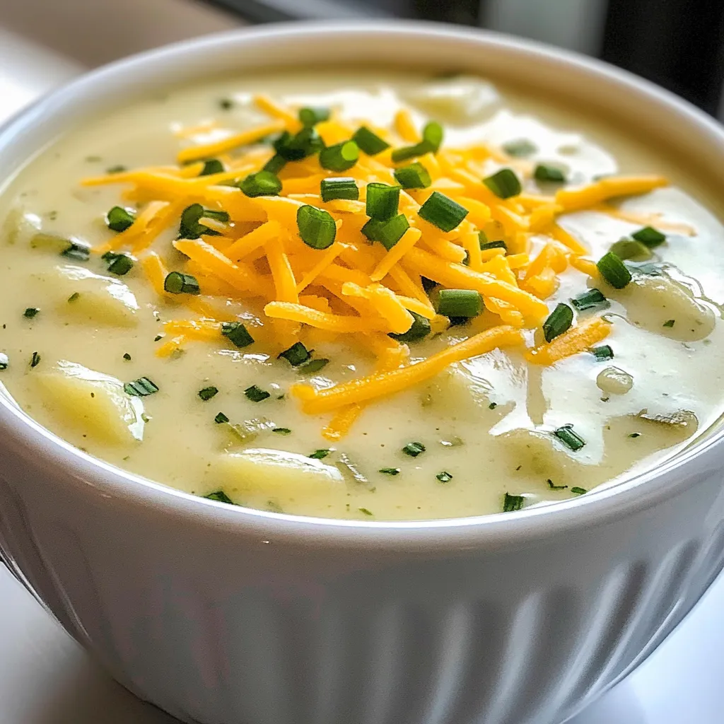 Cheddar Garlic Herb Potato Soup Schmackhafte Mahlzeit