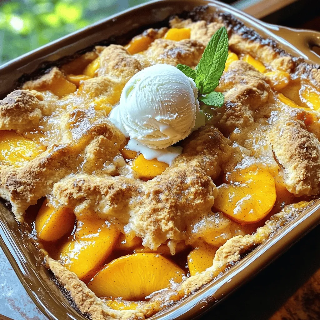 Ultimativer Pfirsich-Cobbler Einfaches Rezept ausprobieren