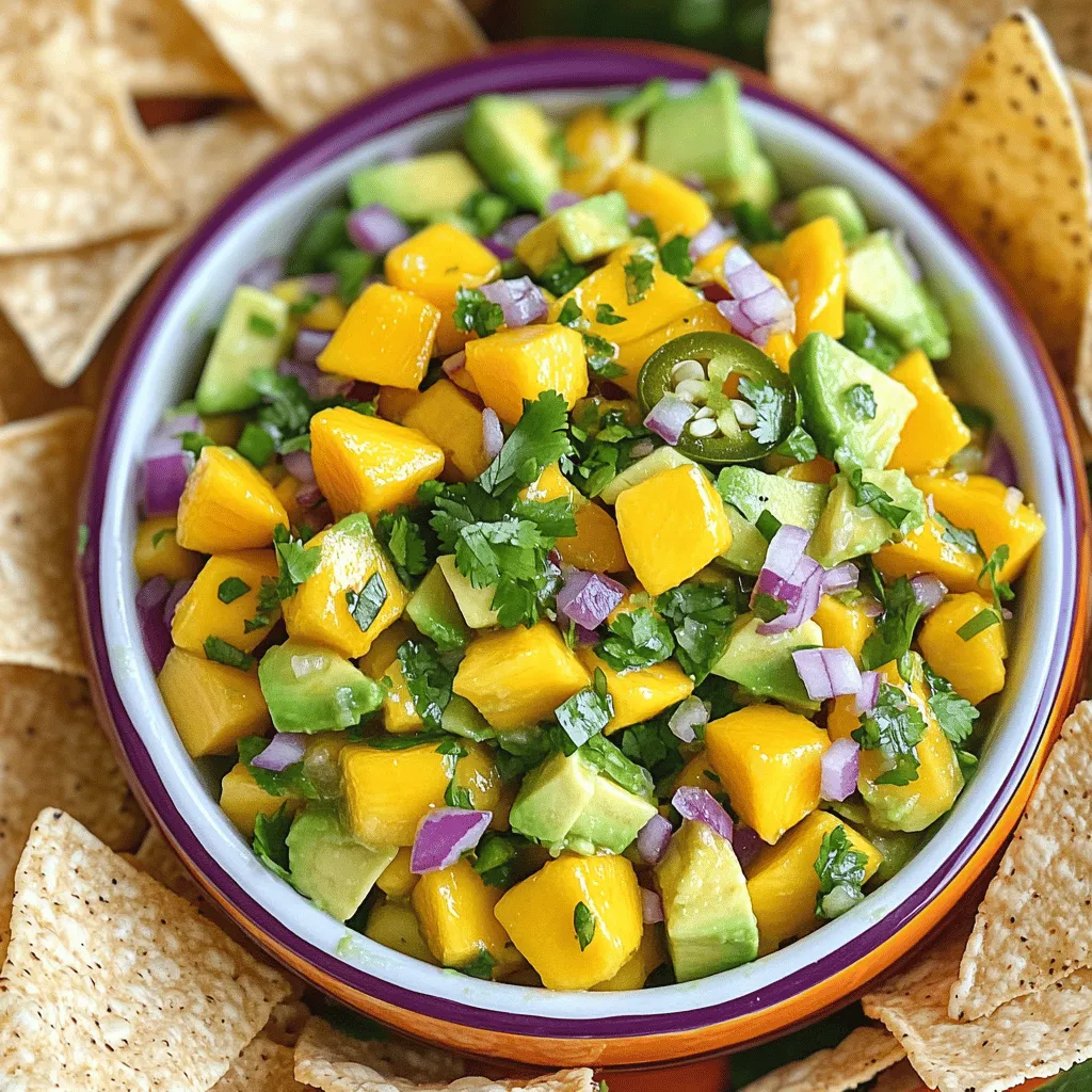 Mango Avocado Salsa Einfach und Frisch Genießen