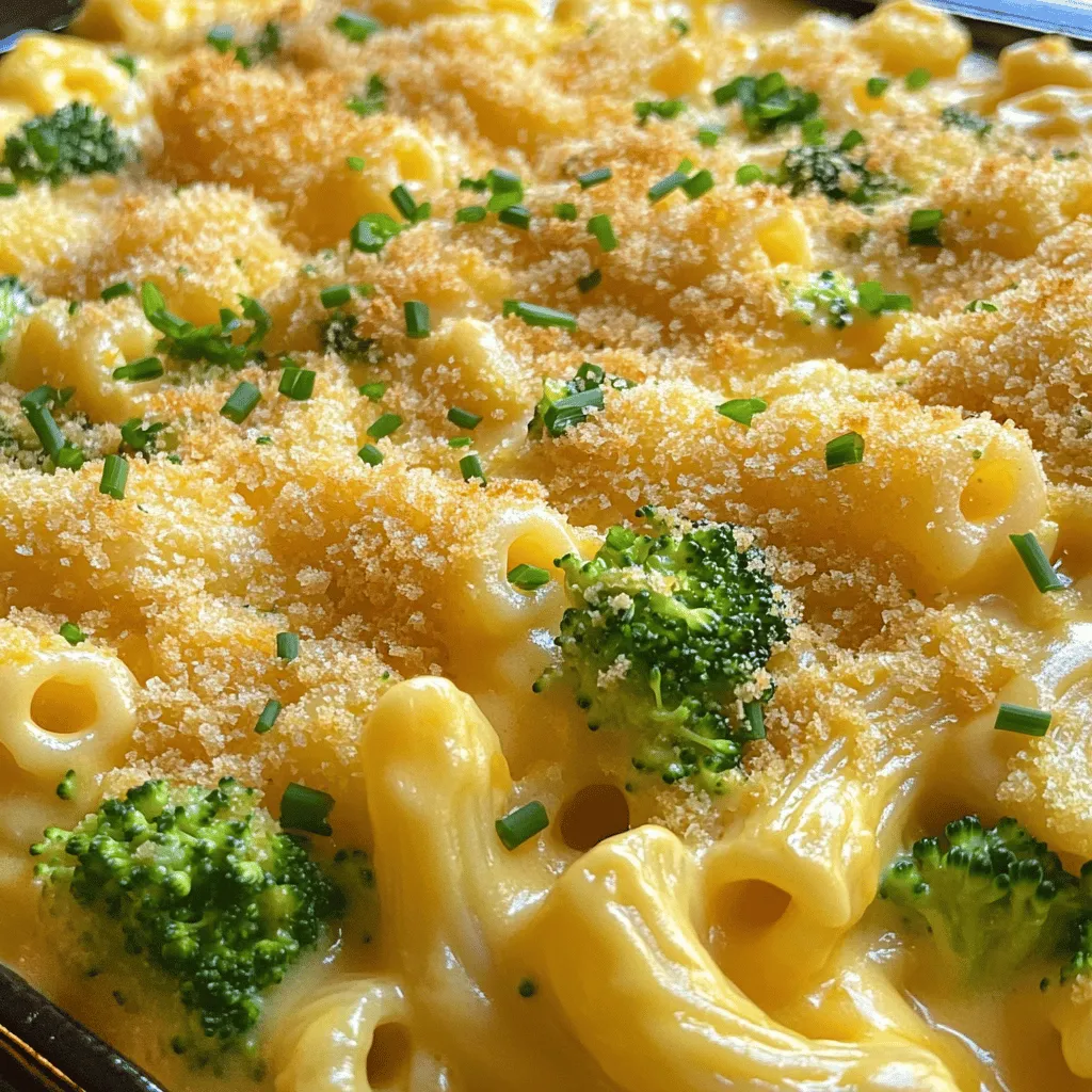 Broccoli Cheddar Mac and Cheese Einfaches Rezept