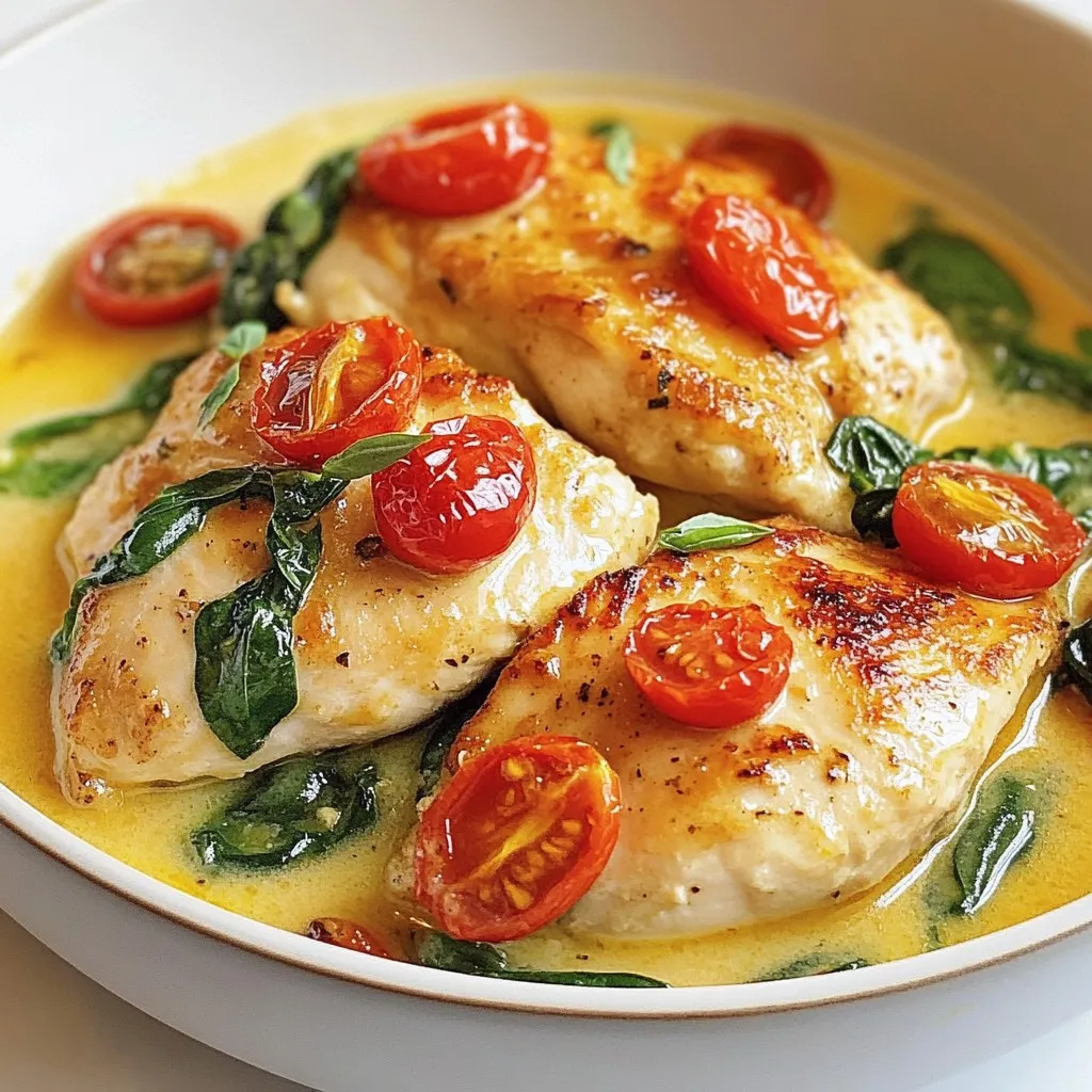 Cremiges Knoblauch-Toskanisches Hühnchen Rezept