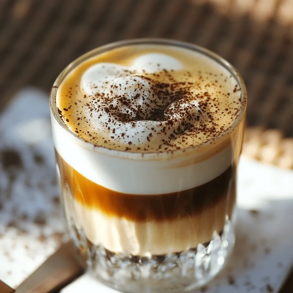 Espresso Delight mit braunem Zucker Köstlicher Genuss