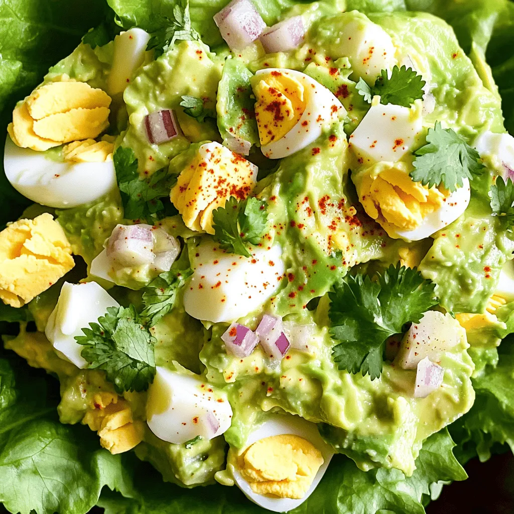 Avocado-Ei-Salat Nahrhaft und Einfach Zubereiten
