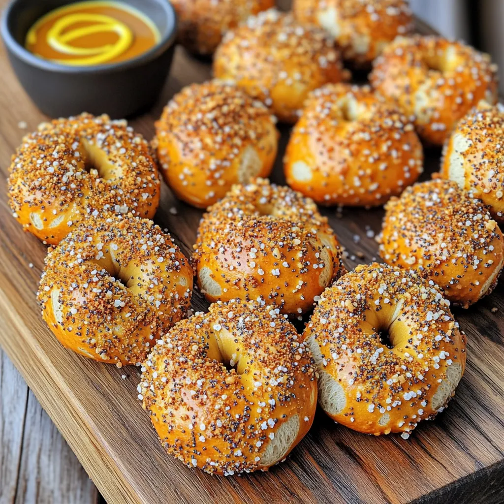 Air Fryer Everything Bagel Pretzel Bites Rezept