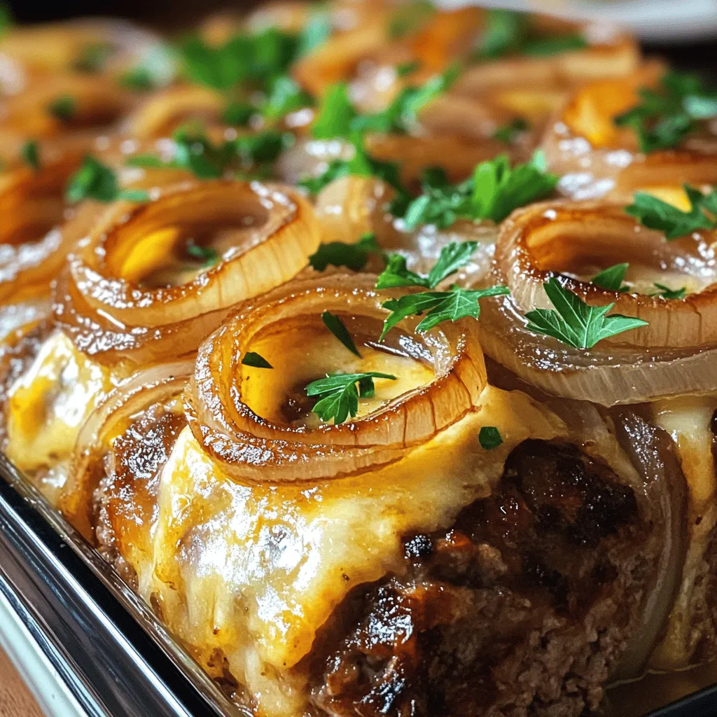 French Onion Meatloaf Einfach und Köstlich Zubereiten