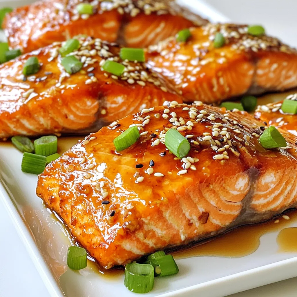 Honig-Knoblauch-Glasierter Lachs Einfaches Rezept