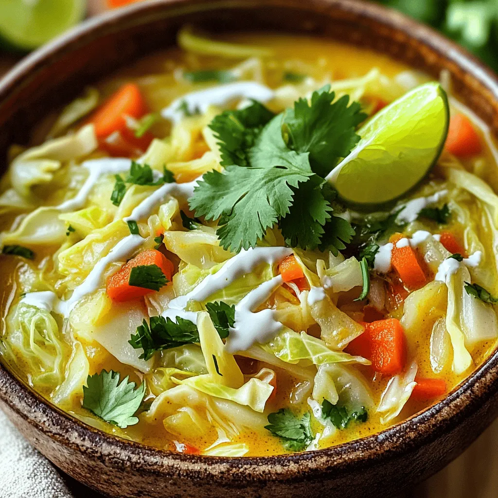 Anti-Inflammatory Turmeric Cabbage Soup Gesund und Schmackhaft