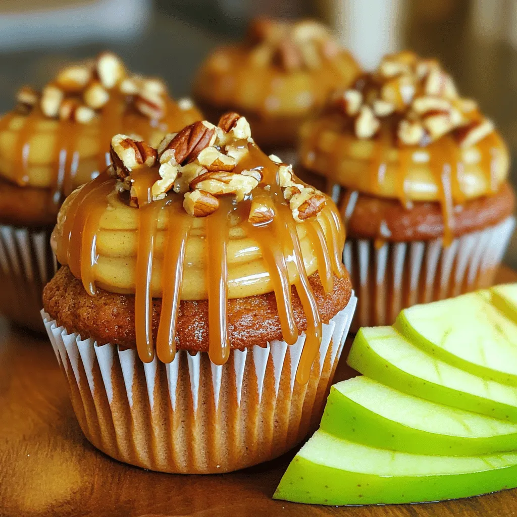Karamell-Apfelwein-Cupcakes Verführerisches Rezept