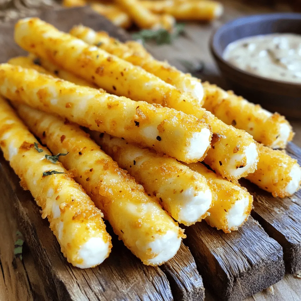 Um die Nashville Hot Bacon-Wrapped Mozzarella Sticks zuzubereiten, benötigst du einige einfache Zutaten. Du brauchst 8 Mozzarella-Sticks und 8 Scheiben Bacon. Außerdem benötigst du 1/2 Tasse Mehl, 1 großes Ei und 1 Tasse Paniermehl. Für den besonderen Kick füge 2 Esslöffel Nashville Hot Gewürz hinzu. Öl ist nötig zum Frittieren. Optional kannst du Ranch oder Blauschimmelkäse-Dressing als Dip verwenden.