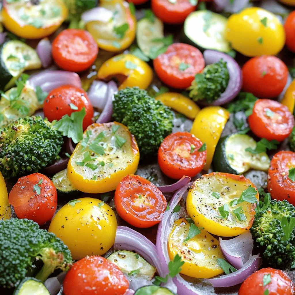Sheet Pan Roasted Vegetables Einfach und Gesund Kochen